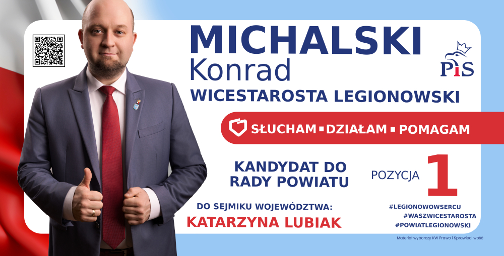 Powiat okręg 1 Legionowo – Konrad Michalski